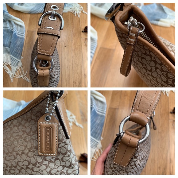 -Cuteness- Coach Small Hobo Signature Canvas - Picture 5 of 8